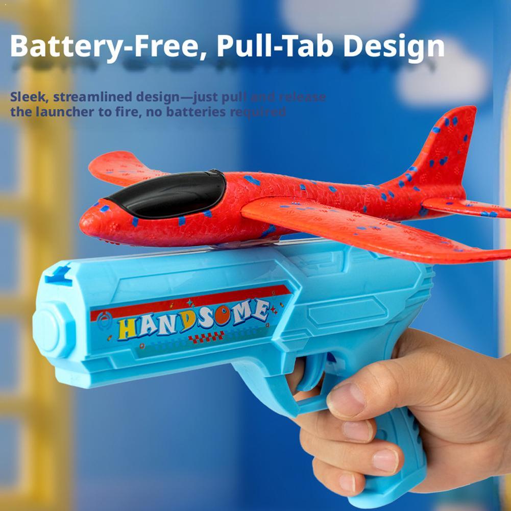 Catapult Launcher Toy - ปืนยิงเครื่องบินโฟม ของเล่นกลางแจ้ง แบบยิงจรวด บินได้ สนุกสนาน