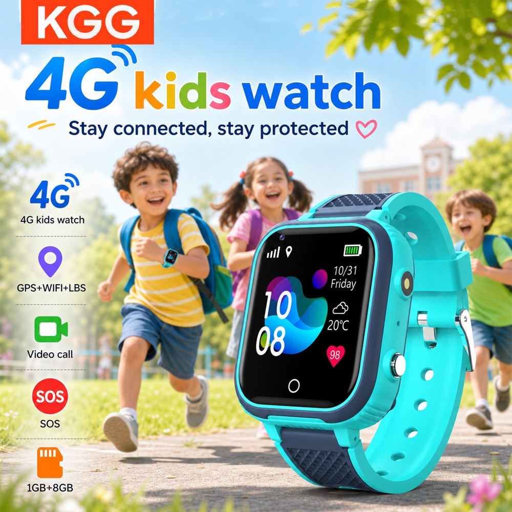 Kids Smartwatch Gps - 4G สมาร์ทวอทช์สำหรับเด็กวิดีโอคอล GPS WiFi ตำแหน่ง SOS