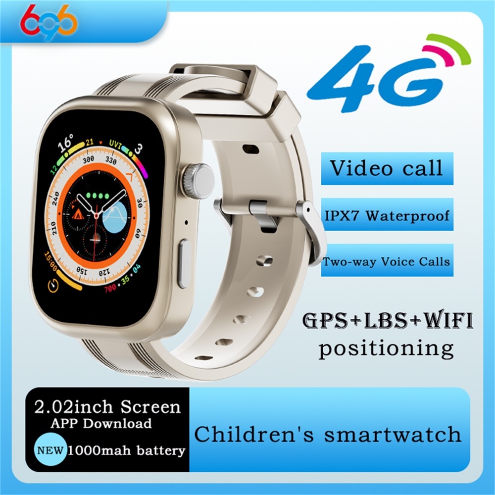 Kids Smartwatch Gps - 696 นาฬิกาโทรศัพท์อัจฉริยะสำหรับนักเรียนใหม่ GPS กล้องหมุนได้ วิดีโอคอล สมาร์ทวอทช์