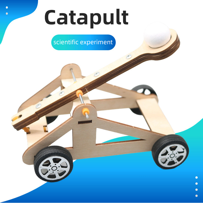 Catapult Launcher Toy - DIY ของเล่นเครื่องยิงหอก DIY ชุดทดลองวิทยาศาสตร์ &การศึกษาของเล่นฟิสิกส์วิทยาศาสตร์ของเล่นเด็กของขวัญของเล่นโครงการ
