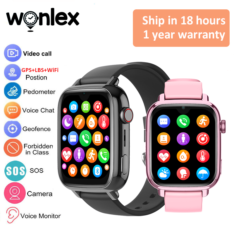 Kids Smartwatch Gps - Wonlex KT34 เด็กสมาร์ทนาฬิกา 4G WiFi Video
