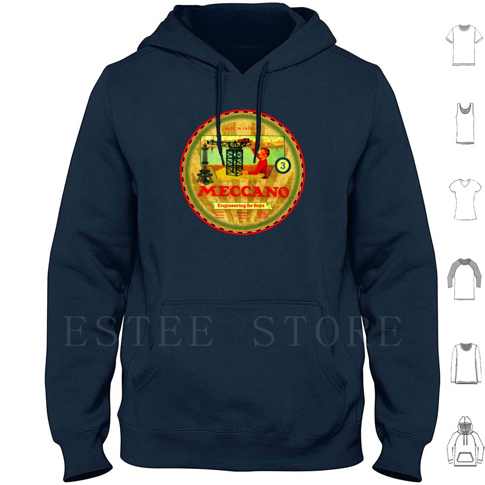 Kids Toys Uk - Meccano โลหะของเล่น UK Hoodies แขนยาว Meccano