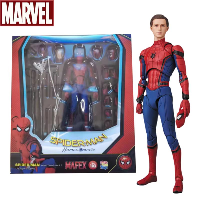 Kids Toys Under $5 - มาเฟ็กซ์ 103 สไปเดอร์แมน แอคชั่นฟิกเกอร์ ของเล่นสไปเดอร์แมน โฮมคัมมิง