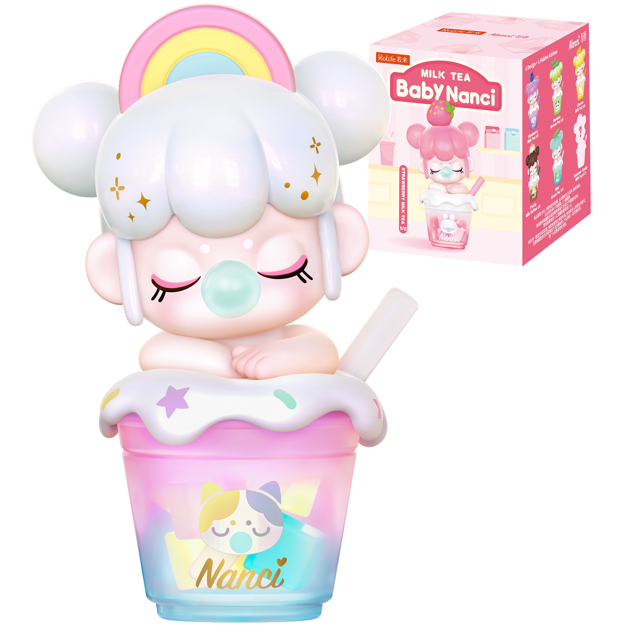 Kids Toys 3 Year Old - โรไลฟ์ แนนซี่ บลายด์บ็อกซ์ เบบี้แนนซี่ ฟิกเกอร์ชานม ของสะสม