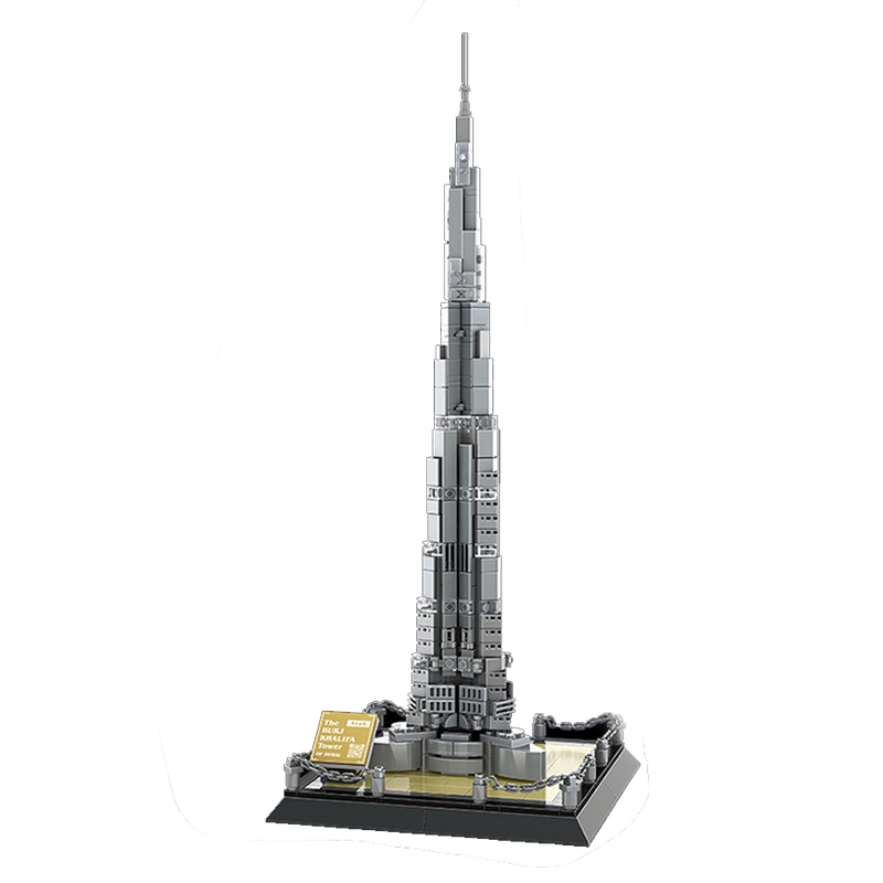 Kids Toys Dubai - ชุดตัวต่ออาคารบูร์จ คัลยาฟา ทาวเวอร์แห่งดูไบ 555 ชิ้น ของเล่นเด็กและผู้ใหญ่