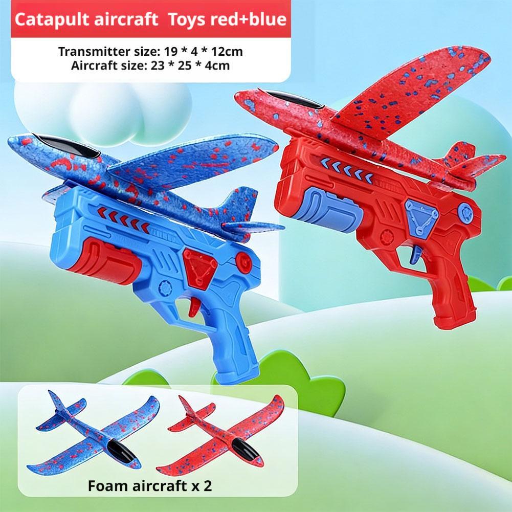 Catapult Launcher Toy - เครื่องยิงเครื่องบินโฟม ของเล่นเครื่องร่อน ของเล่นยิงเครื่องบิน เกมบินกลางแจ้ง ของเล่นเด็ก เกมกีฬาแบบอินเทอร์แอคทีฟ