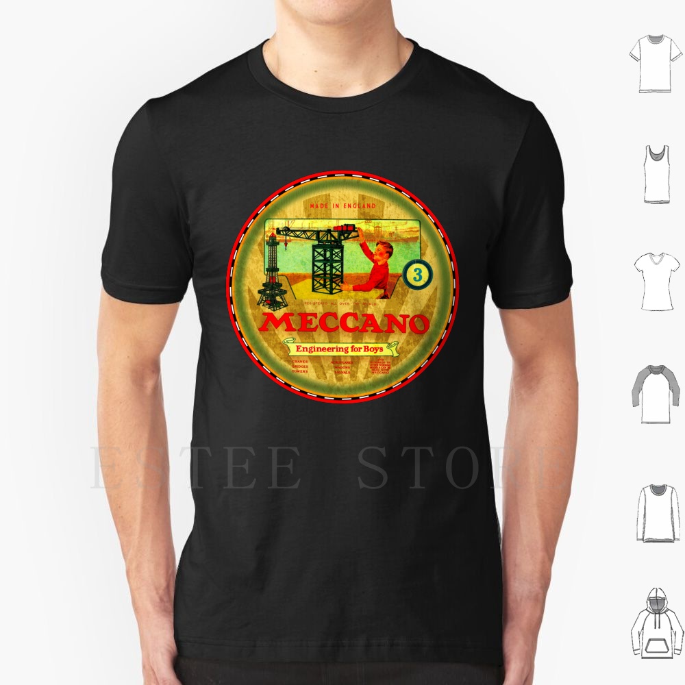 Kids Toys Uk - Meccano ของเล่นโลหะ UK T เสื้อ DIY