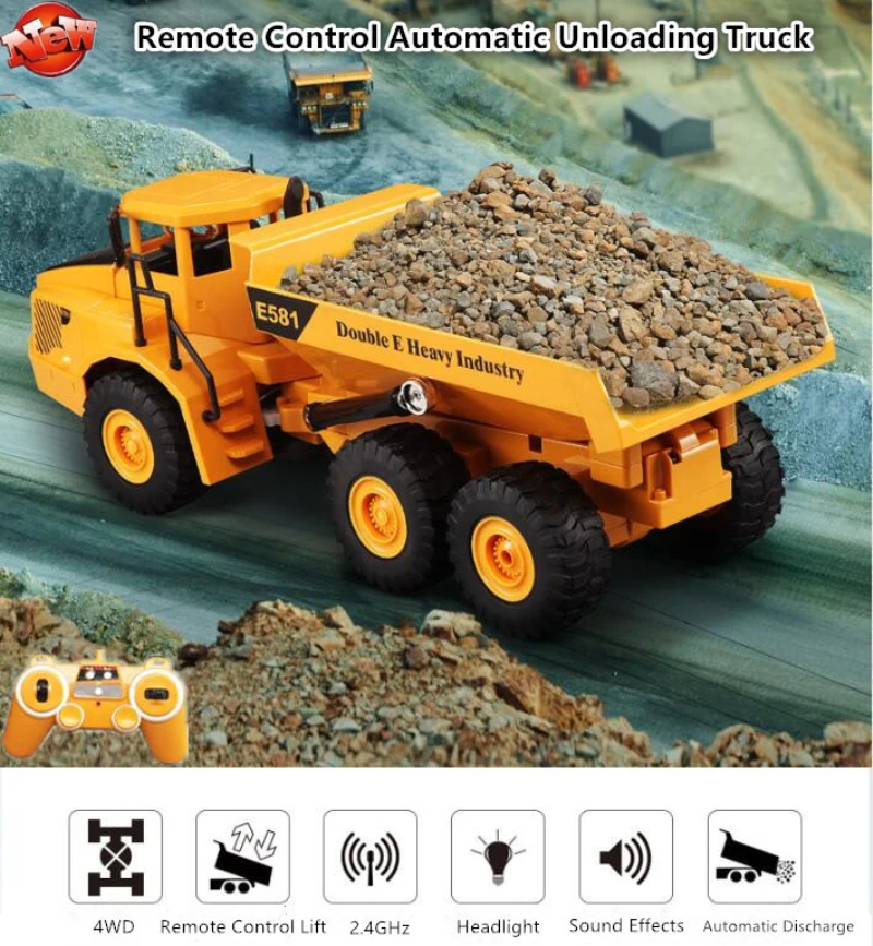 Kids Toys Under $20 - รถดัมพ์บังคับวิทยุ RC 1:20 2.4G 30 นาที