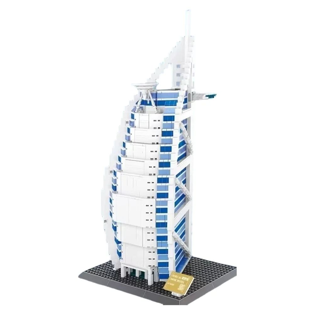 Kids Toys Dubai - ตัวต่ออาคารโรงแรมบูร์จาล อาราบ ดูไบ 1306 ชิ้น รุ่น