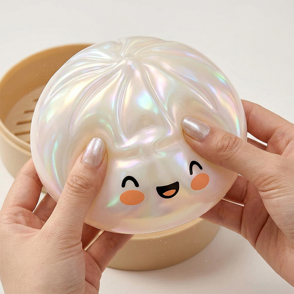 Kids Toys Dumplings - ของเล่นบีบตุ๊กตาซาลาเปาน่ารัก นุ่มนิ่ม บีบแล้วคืนรูปช้าๆ ช่วยคลายเครียด บรรเทาความกดดัน ของขวัญสำหรับเด็ก