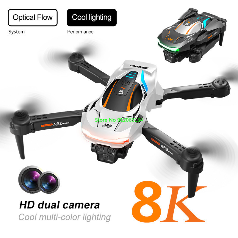 โดรนถ่ายภาพทางอากาศ 8K ระบบ Op - Kids Toys Drone บทวิจารณ์และราคา
