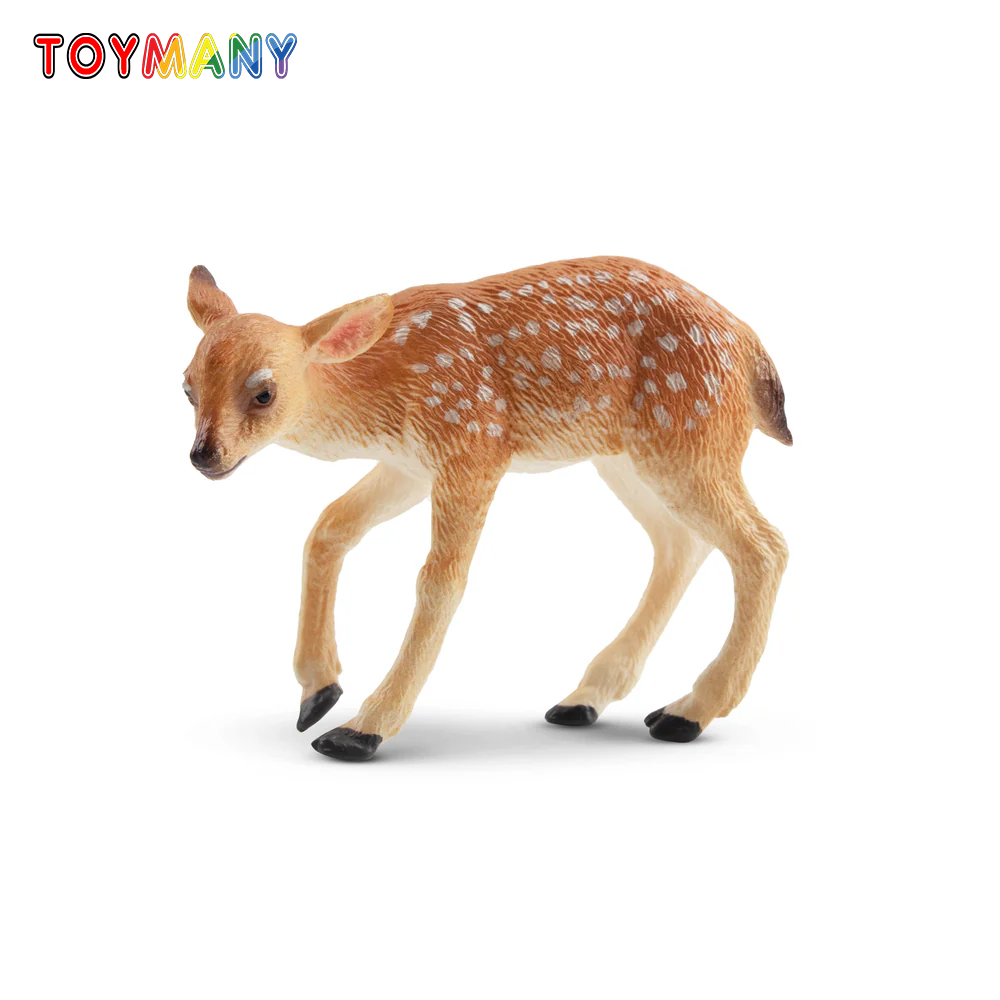 Toymany จําลอง Fawn สัตว์ป่าสั - Kids Toys Under $5 บทวิจารณ์และราคา