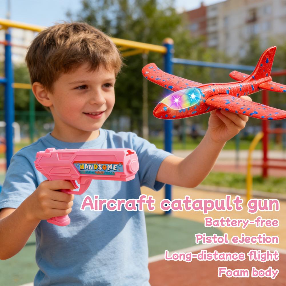 ปืนยิงเครื่องบินโฟม ของเล่นกลา - Catapult Launcher Toy บทวิจารณ์และราคา