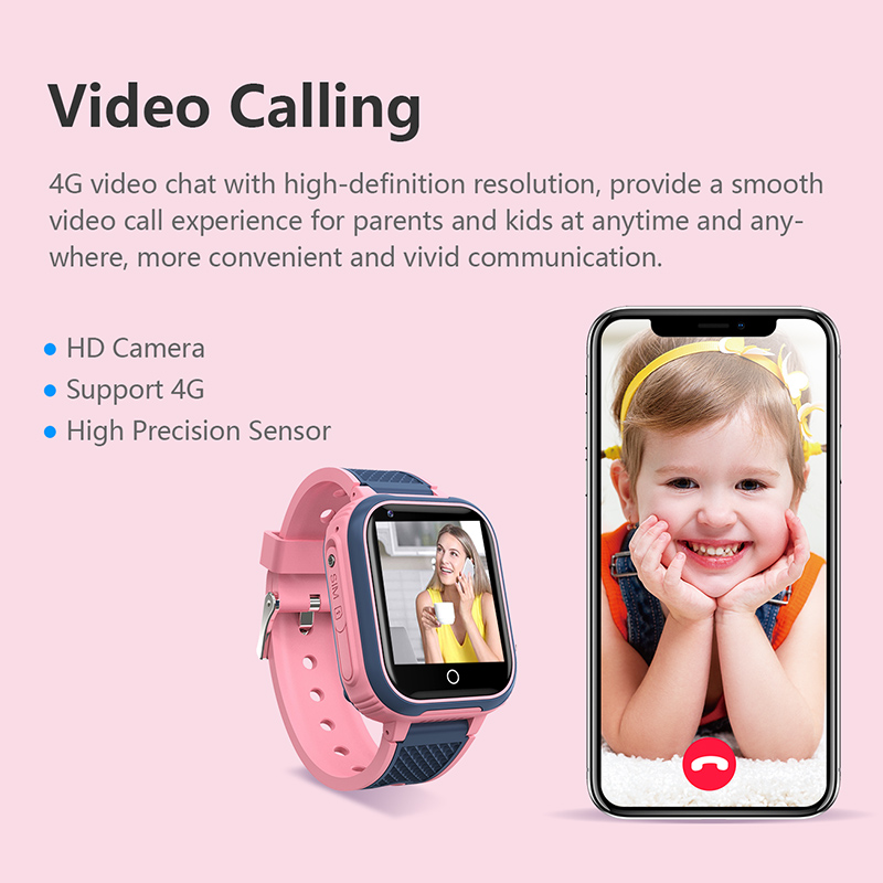 4G สมาร์ทวอทช์สำหรับเด็กวิดีโอ - Kids Smartwatch Gps บทวิจารณ์และราคา