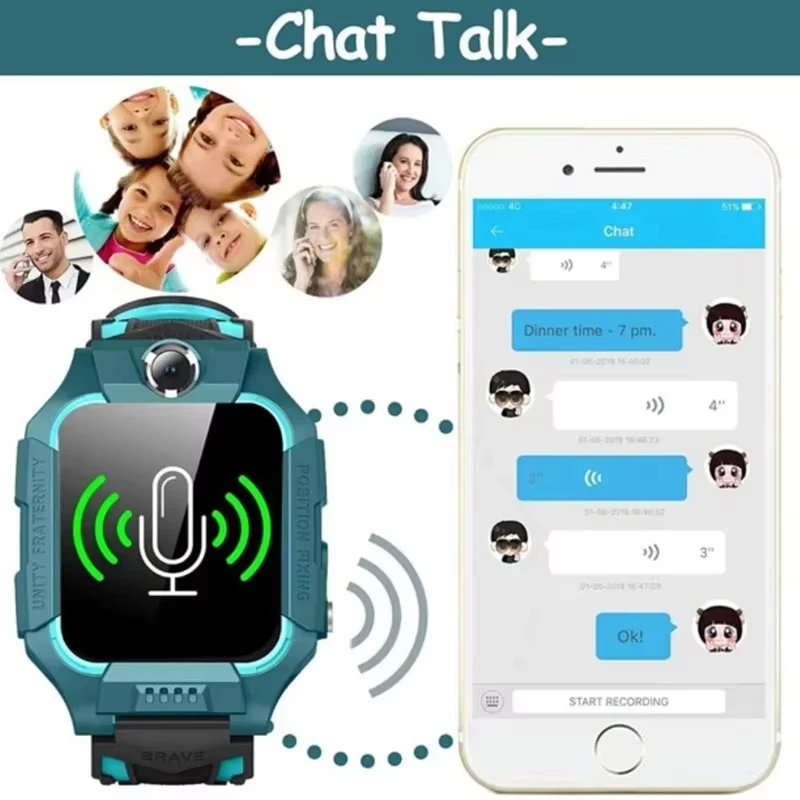 เด็กใหม่นาฬิกาสมาร์ท SOS นาฬิก - Kids Smartwatch Gps บทวิจารณ์และราคา