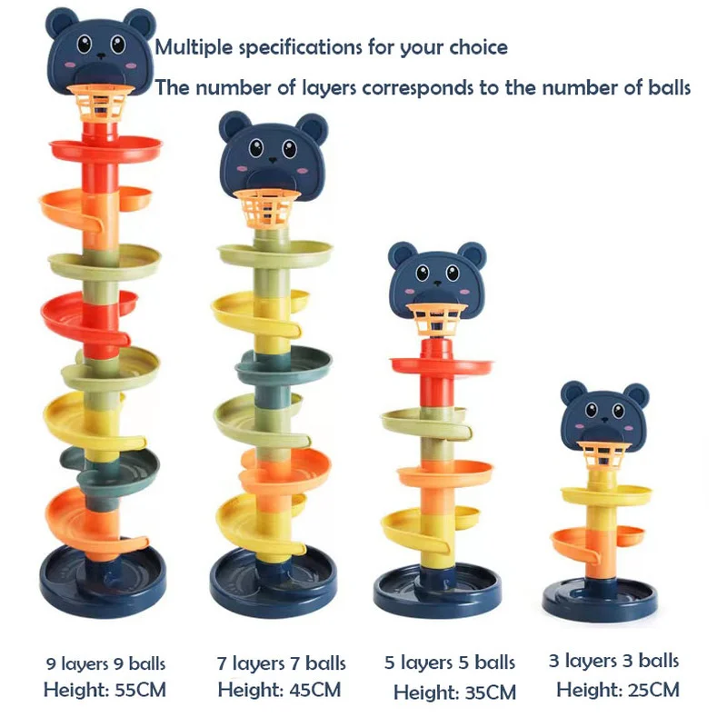 2-7 Layes Track Rolling Ball P - Kids Toys 2 Year Old บทวิจารณ์และราคา