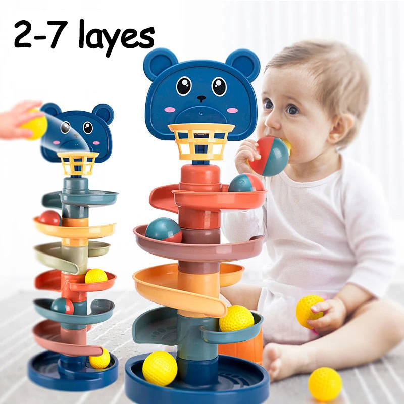 2-7 Layes Track Rolling Ball P - Kids Toys 2 Year Old บทวิจารณ์และราคา