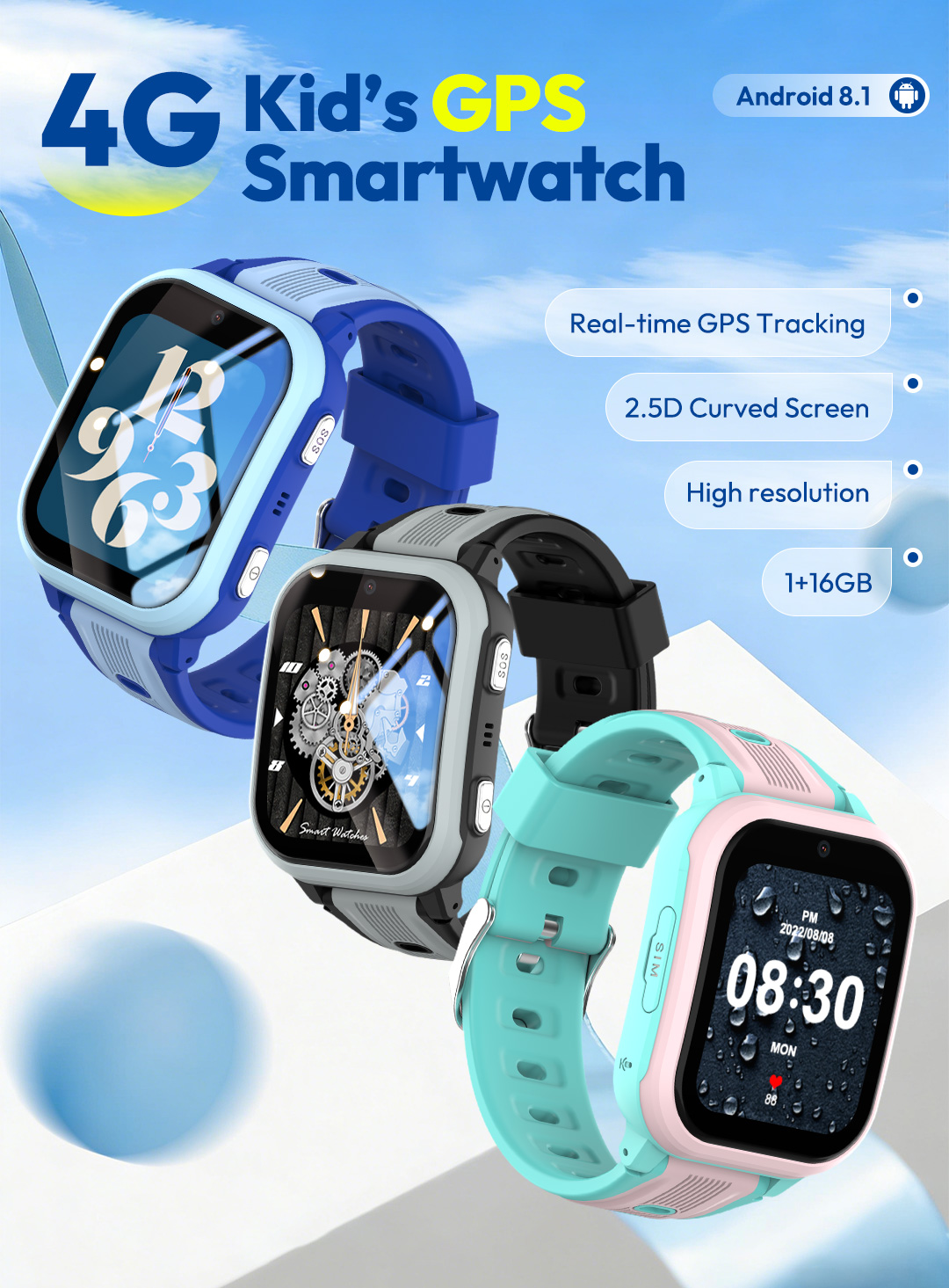 วอนเล็กซ์ 4G สมาร์ทวอทช์สำหรับ - Kids Smartwatch Gps บทวิจารณ์และราคา