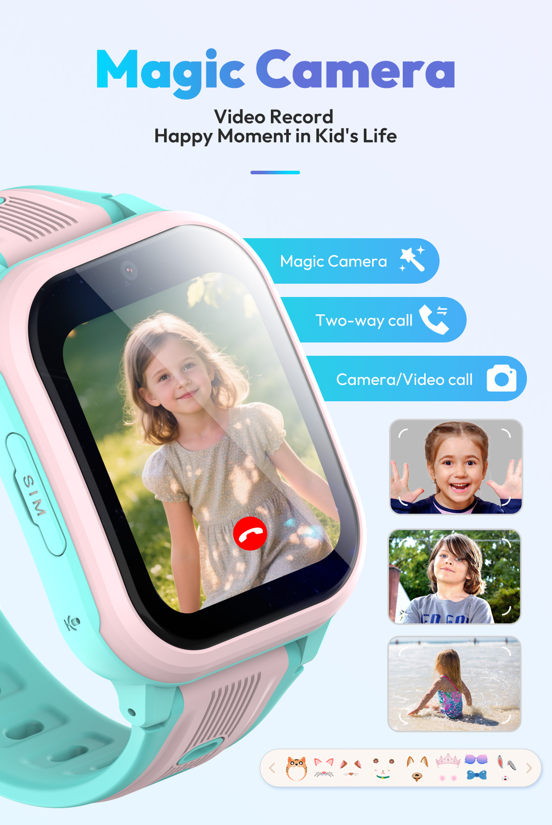 วอนเล็กซ์ 4G สมาร์ทวอทช์สำหรับ - Kids Smartwatch Gps บทวิจารณ์และราคา