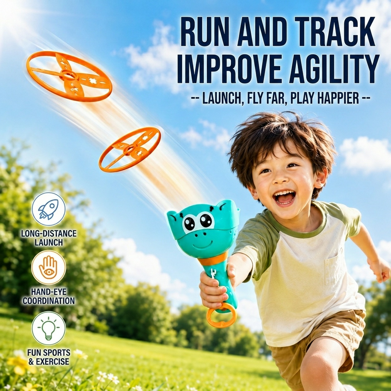 ของเล่นเครื่องยิงจานบิน Mquduo - Catapult Launcher Toy บทวิจารณ์และราคา