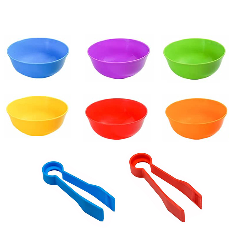 ชามพลาสติก 6 ช่องพร้อมแหนบ 2 อ - Kids Toys 2 Year Old บทวิจารณ์และราคา