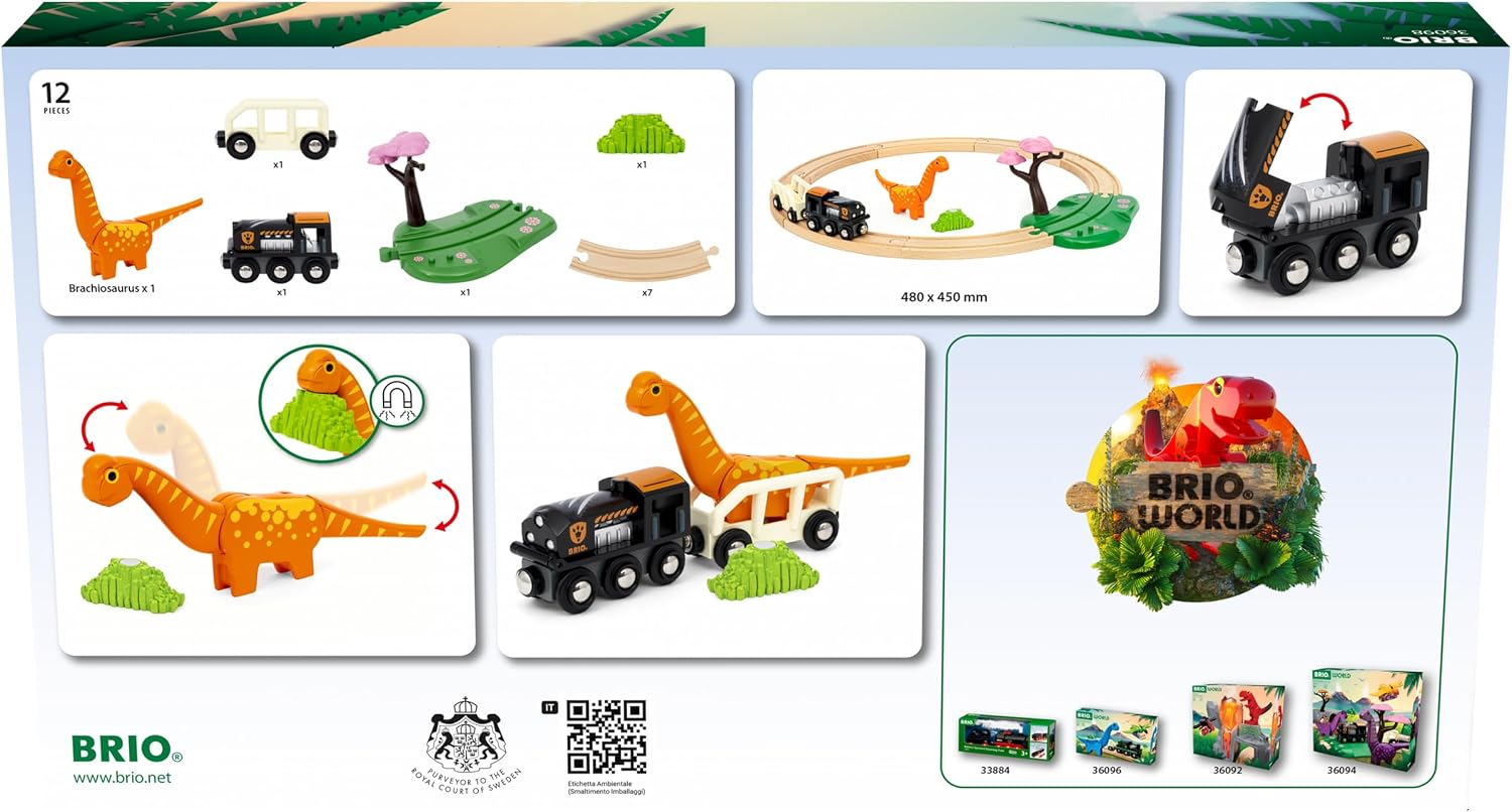 ชุดรถไฟไดโนเสาร์ 12 ชิ้น พร้อม - Toy Train Track Set บทวิจารณ์และราคา