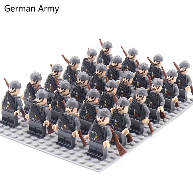 WW2 24 ชิ้น/ล็อตทหารทหาร Build - Kids Toys Uk บทวิจารณ์และราคา