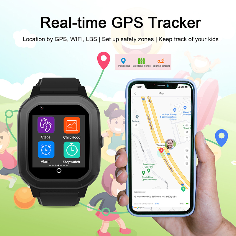Wonlex 4G สมาร์ทนาฬิกาเด็ก Vid - Kids Smartwatch Gps บทวิจารณ์และราคา