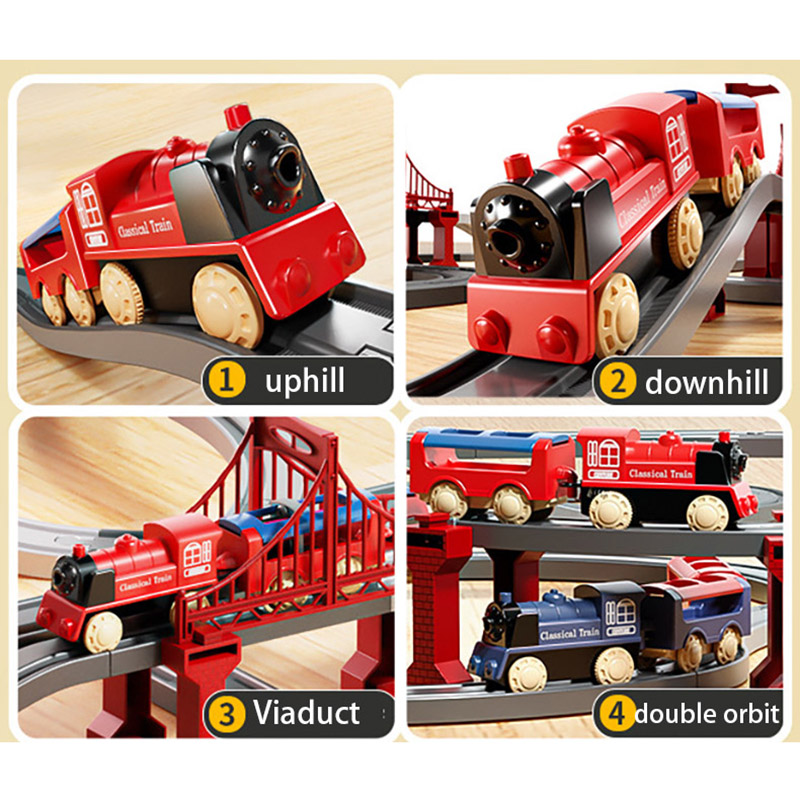 ชุดรางรถไฟไฟฟ้า 44 ชิ้น/ชุด ขอ - Toy Train Track Set บทวิจารณ์และราคา