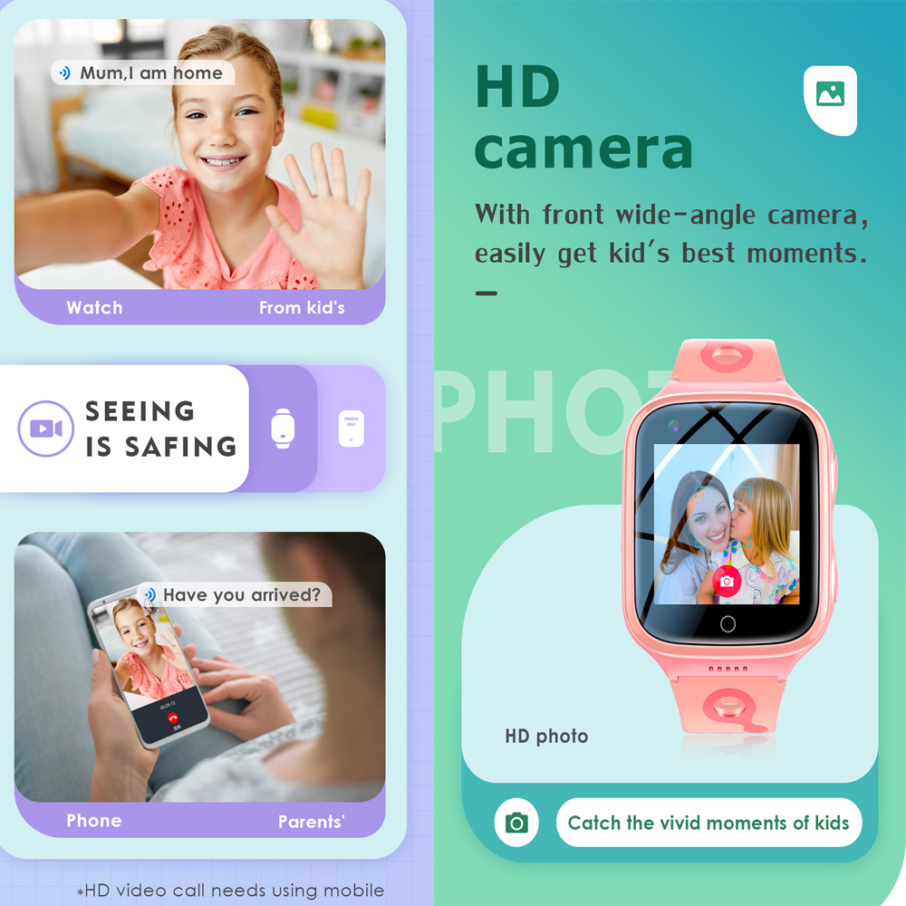 สมาร์ทวอทช์ 4G สำหรับเด็ก GPS  - Kids Smartwatch Gps บทวิจารณ์และราคา