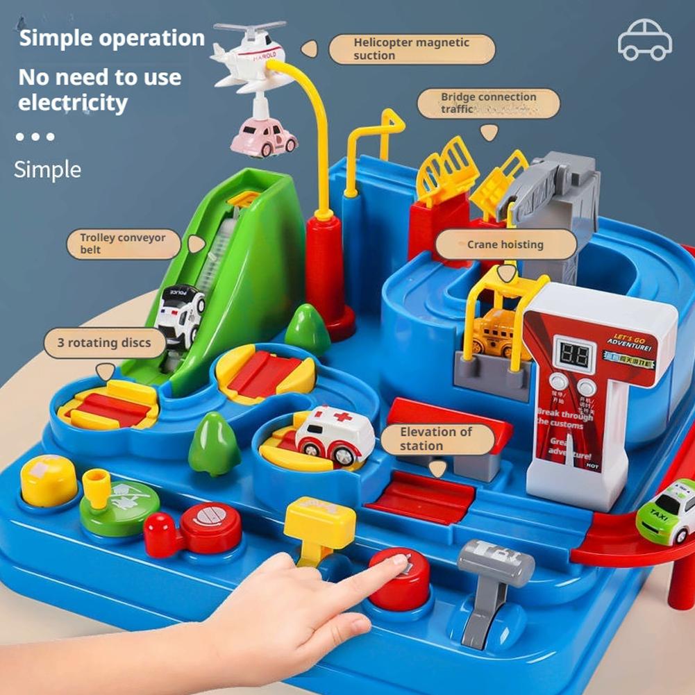 รถไฟรางแข่งรถ ของเล่นรถไฟจำลอง - Toy Train Track Set บทวิจารณ์และราคา