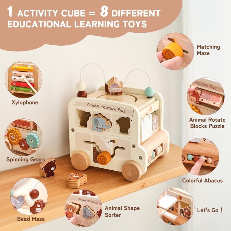ของเล่นไม้มอนเตสซอรี่ ของเล่นเ - Kids Toys 2 Year Old บทวิจารณ์และราคา