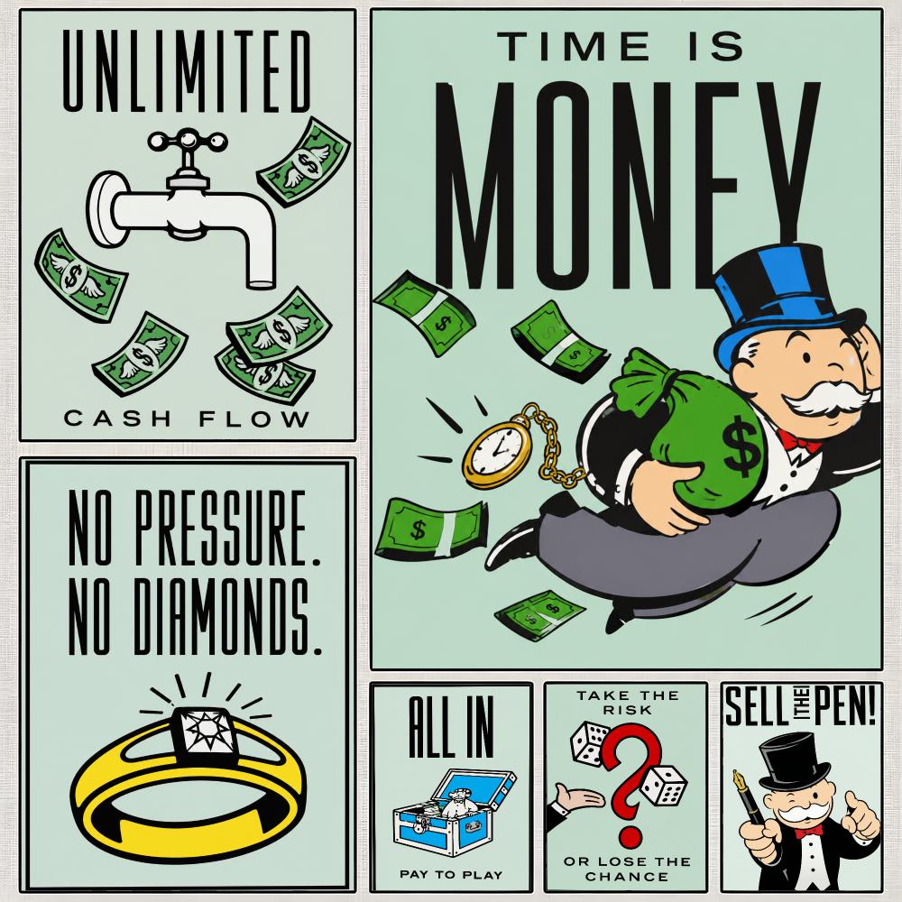 โปสเตอร์เกมโมโนโพลี บอร์ดเกมคล - Hasbro Game Monopoly บทวิจารณ์และราคา
