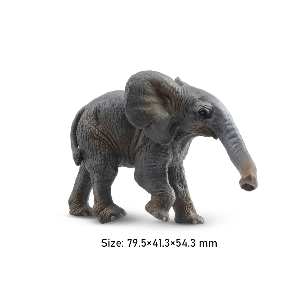 Toymany จําลองช้างลูกวัวสัตว์ป - Kids Toys Under $5 บทวิจารณ์และราคา
