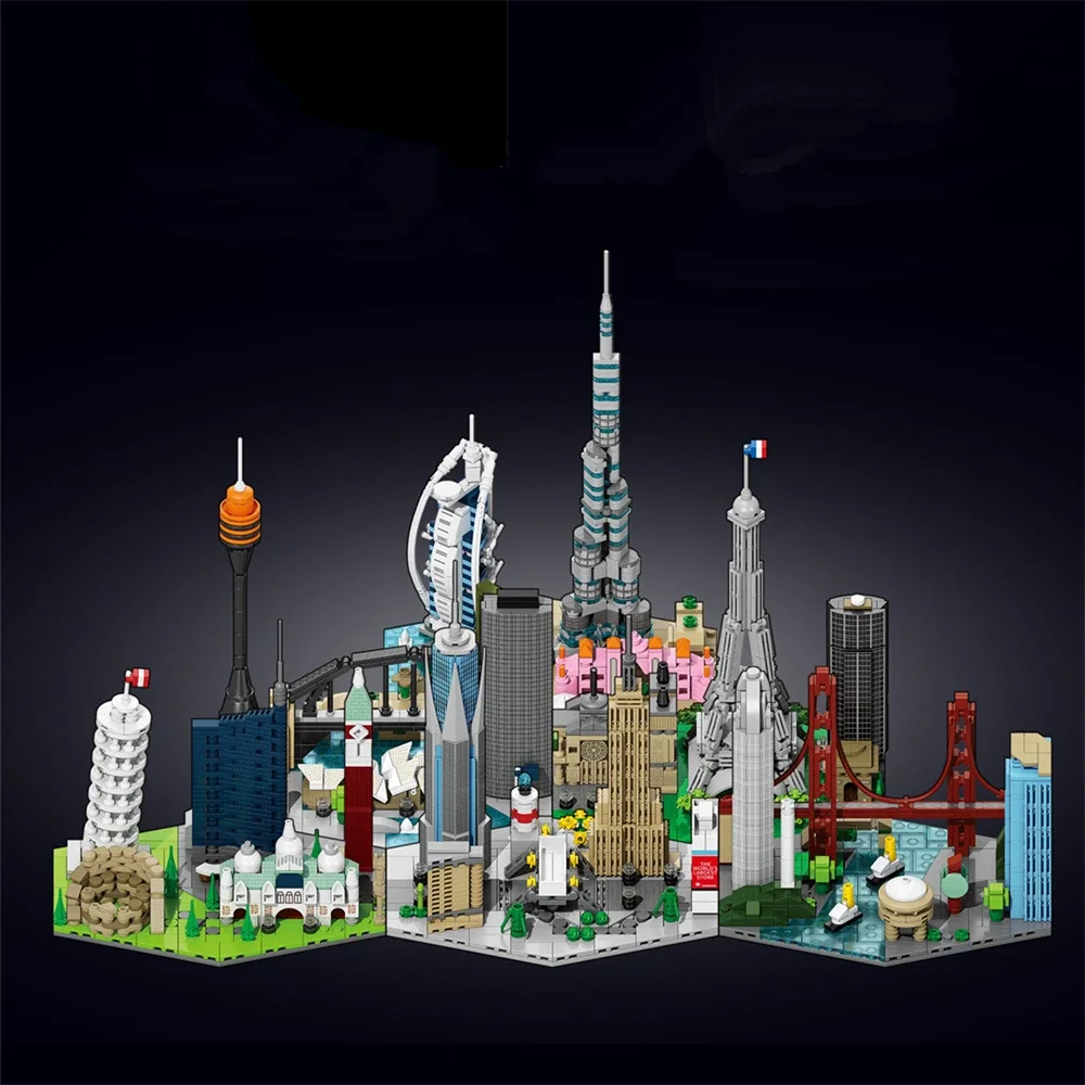 ตัวต่อบล็อกอาคาร วิวถนนเมืองฝร - Kids Toys Dubai บทวิจารณ์และราคา