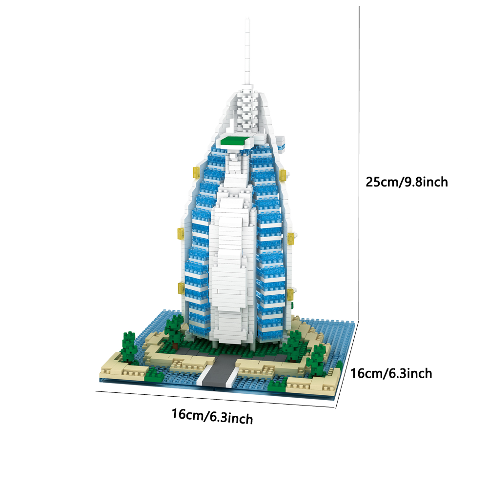 Knew Built Dubai Skyline Build - Kids Toys Dubai บทวิจารณ์และราคา