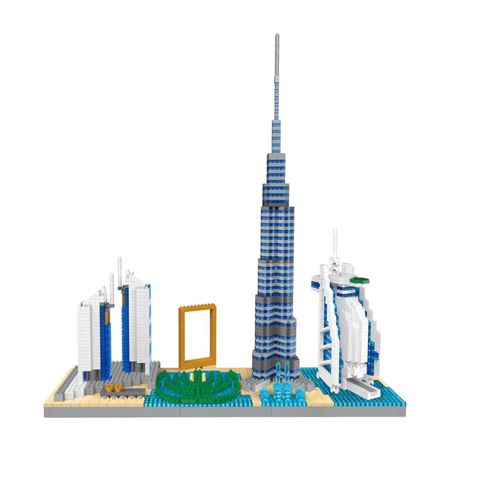 Knew Built Dubai Skyline Build - Kids Toys Dubai บทวิจารณ์และราคา