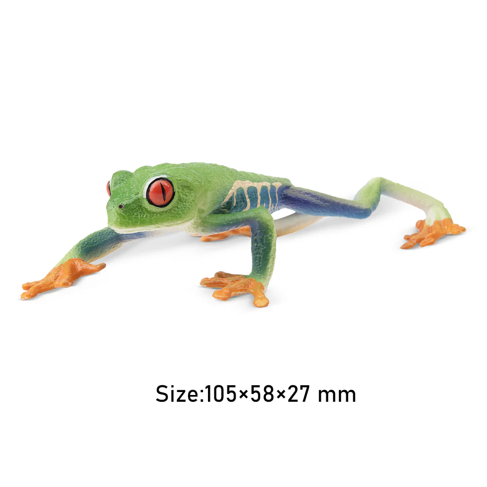 Toymany จําลอง Red-eyed ต้นไม้ - Kids Toys Under $5 บทวิจารณ์และราคา