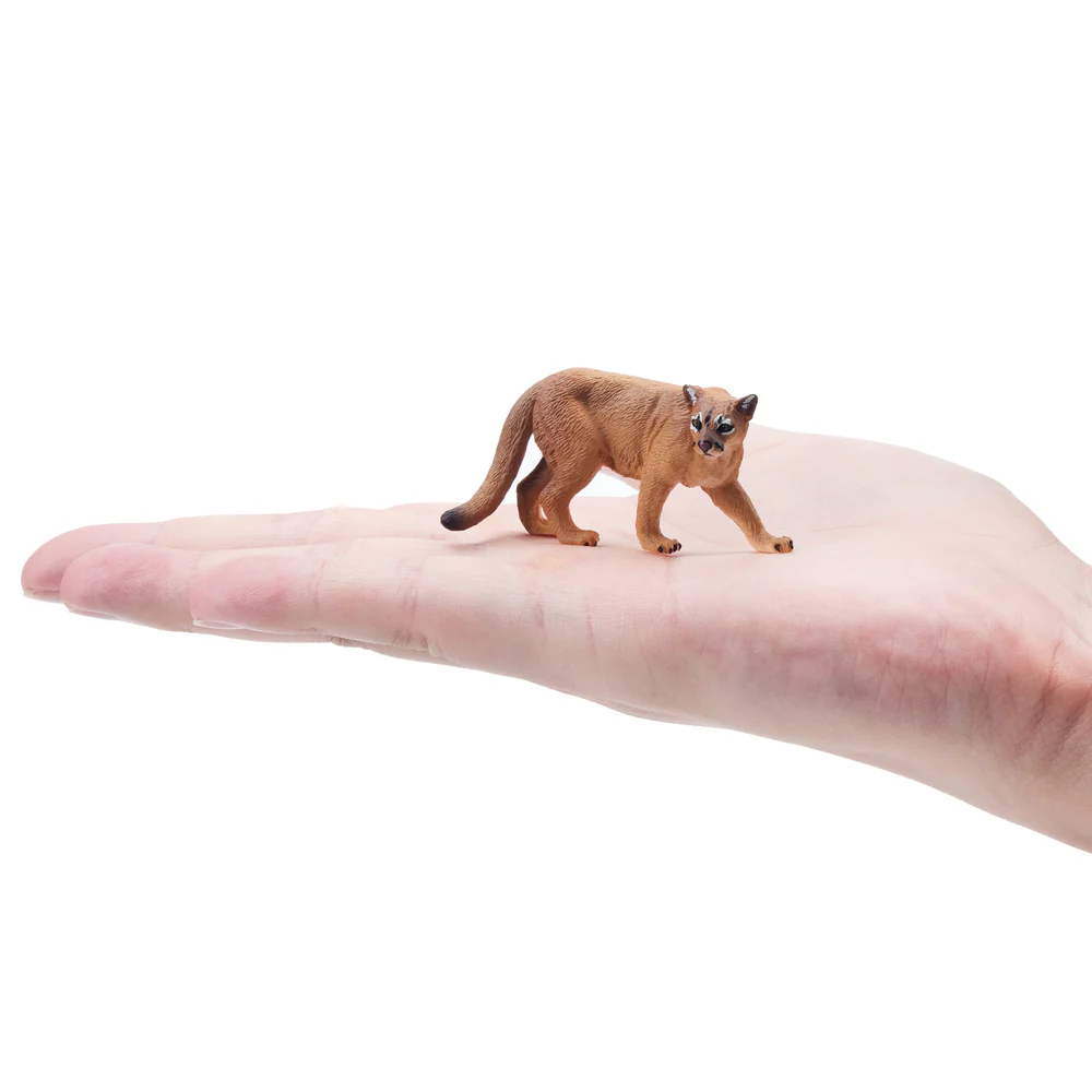 Toymany จําลอง Cougar สัตว์ป่า - Kids Toys Under $5 บทวิจารณ์และราคา