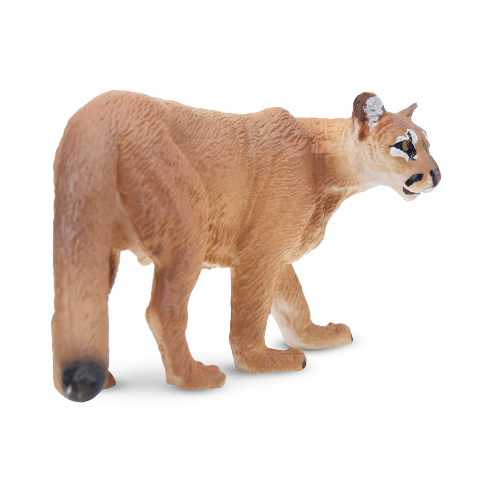 Toymany จําลอง Cougar สัตว์ป่า - Kids Toys Under $5 บทวิจารณ์และราคา