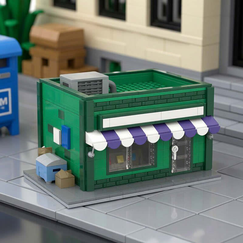ตัวต่อ MOC ร้านค้าขนาดเล็กแบบโ - Kids Toys Stores บทวิจารณ์และราคา