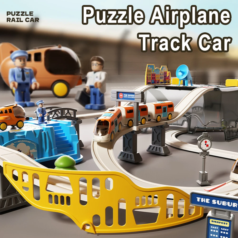 ชุดของเล่นรางรถไฟธีมสนามบินพร้ - Toy Train Track Set บทวิจารณ์และราคา
