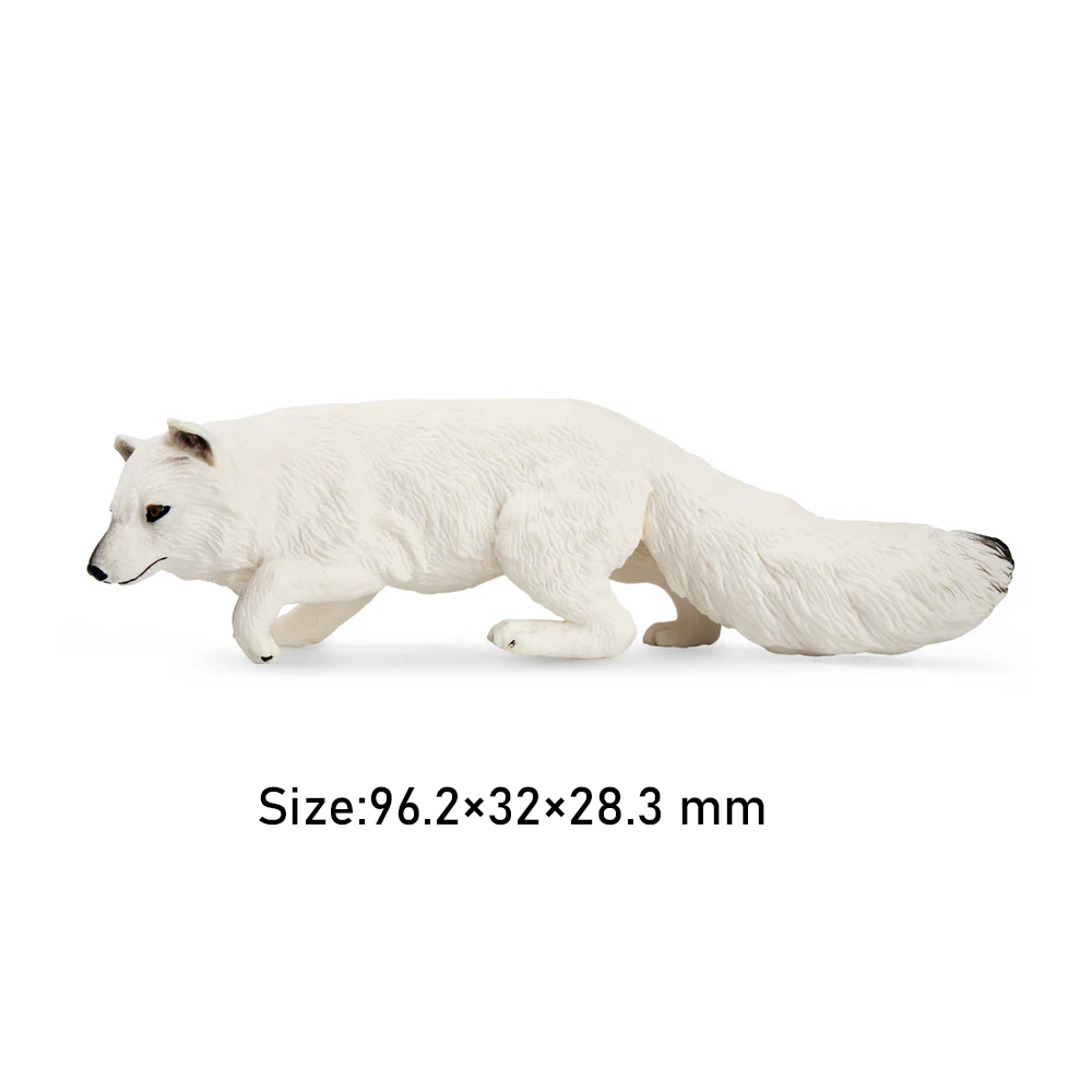 Toymany จําลอง Arctic Fox Pola - Kids Toys Under $5 บทวิจารณ์และราคา
