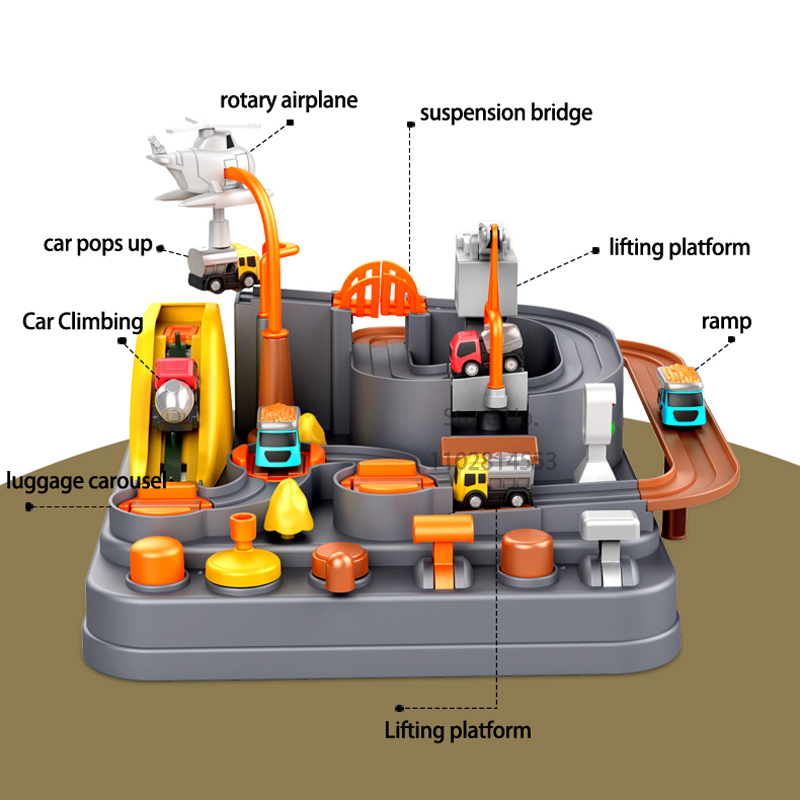 รถไฟแข่งโมเดลรถยนต์รถไฟของเล่น - Toy Train Track Set บทวิจารณ์และราคา