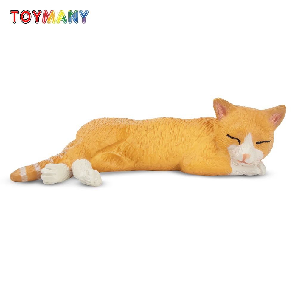 Toymany จําลองโกหกสีส้มแมวแมวส - Kids Toys Under $5 บทวิจารณ์และราคา