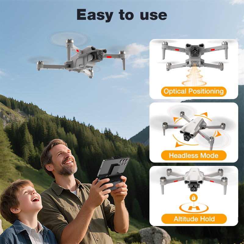 โดรนรุ่นใหม่ L017 Pro Brushles - Kids Toys Drone บทวิจารณ์และราคา