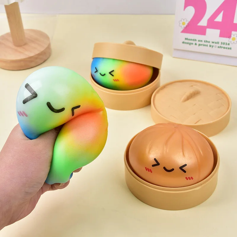 ของเล่นบีบสควิชชี่รูปเกี๊ยวสีร - Kids Toys Dumplings บทวิจารณ์และราคา