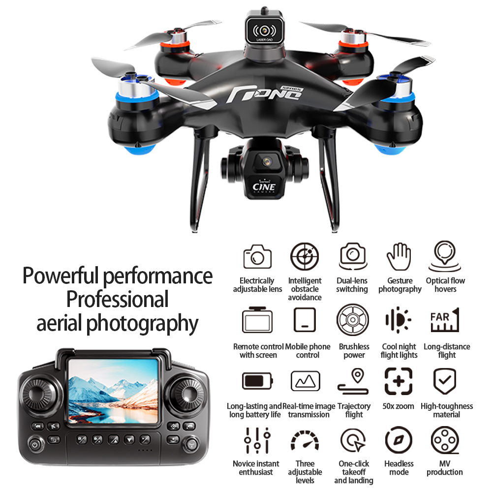 E55 Air หน้าจอควบคุม Drone Pro - Kids Toys Drone บทวิจารณ์และราคา